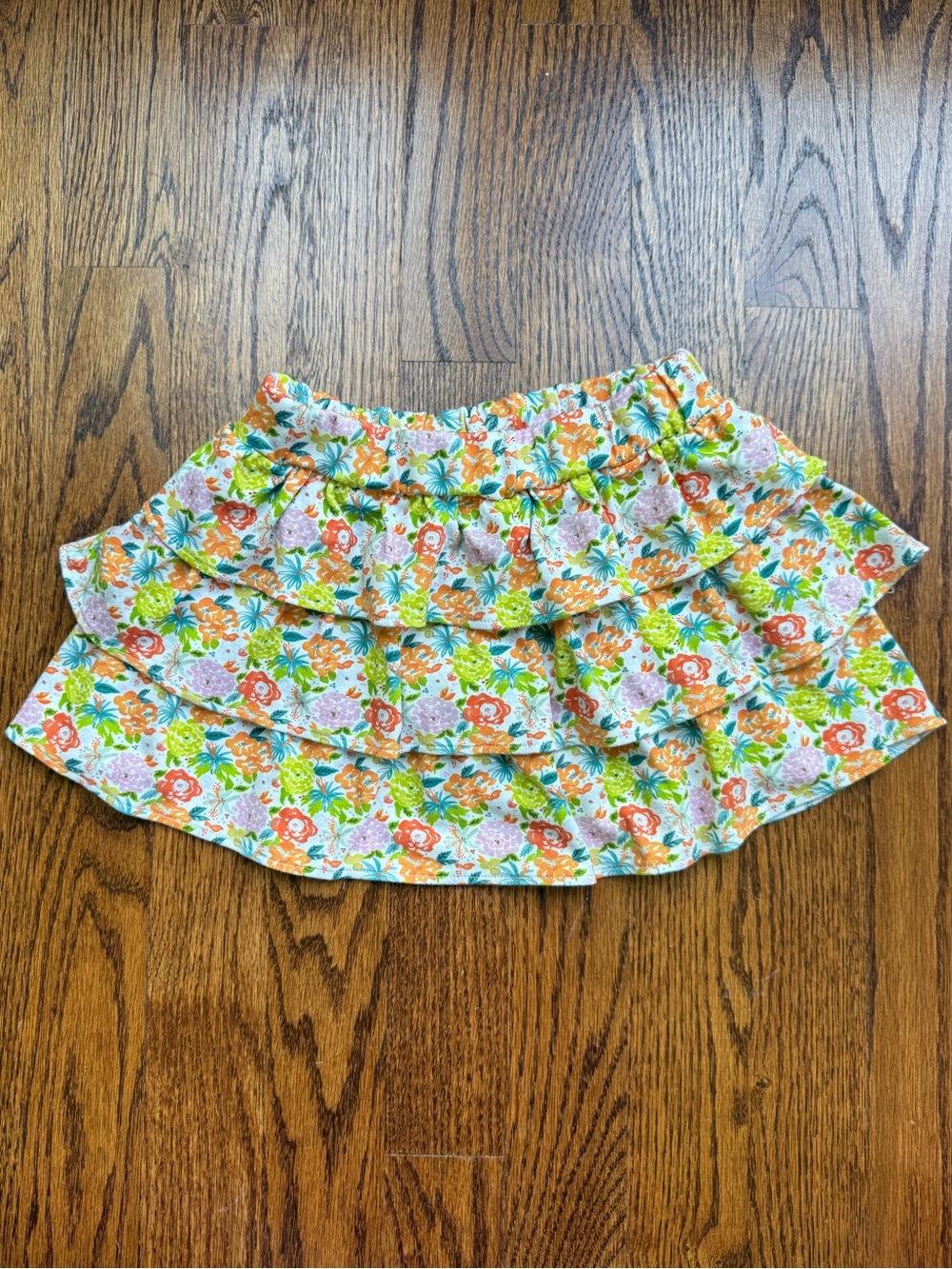 The Proper Peony Floral Tiered Skort 2T